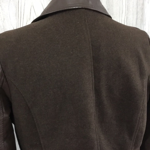 GAZOZ Vintage 80s Faux Leather Moto Style Jacket Large - Picture 8 of 13